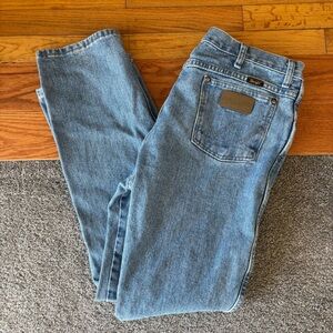 Wrangler Men’s Light Blue Denim Bootcut Jeans 36x32
